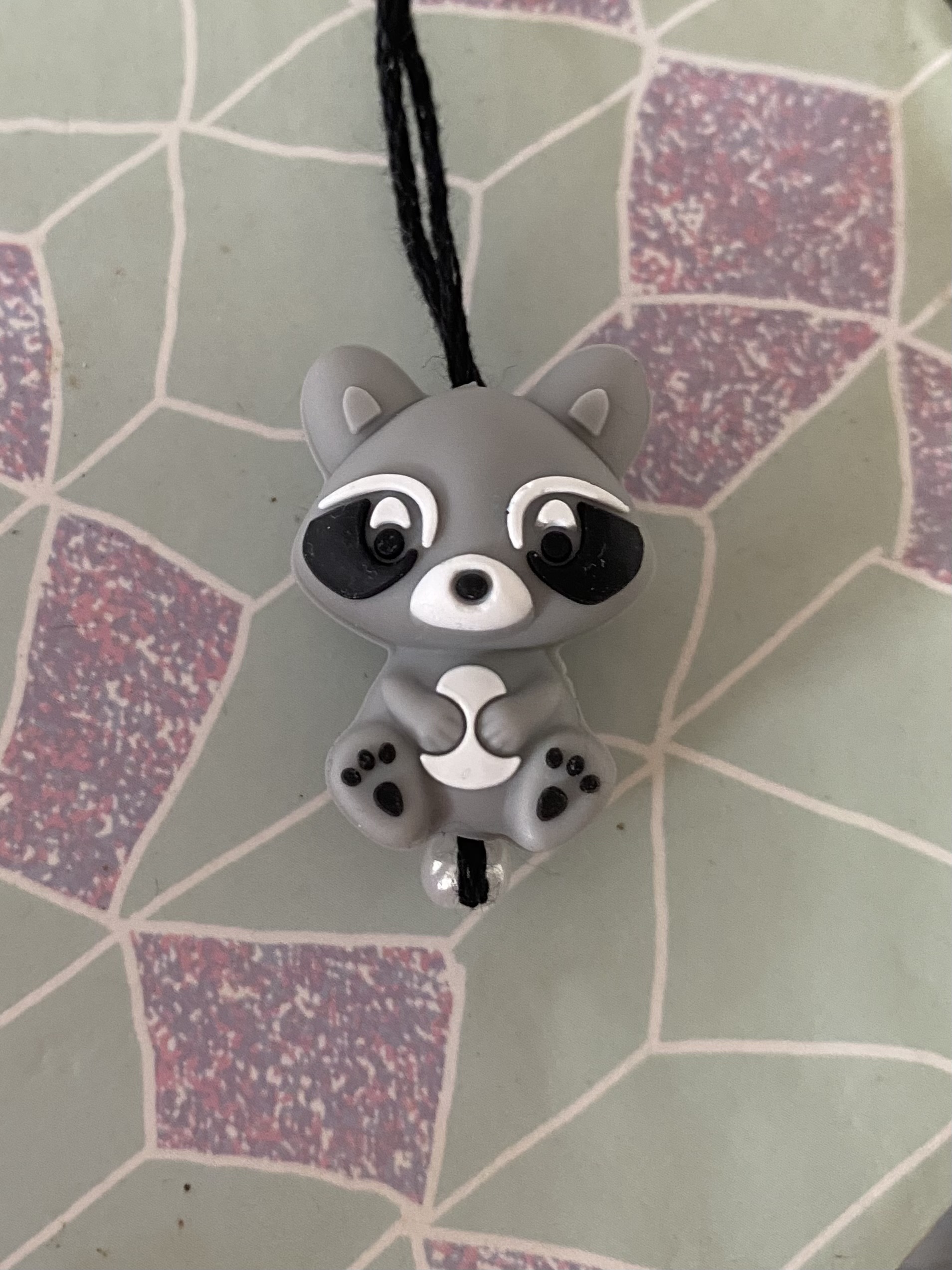 Collier à mâcher raton-laveur