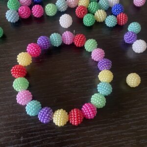 Bracelet en perles relief
